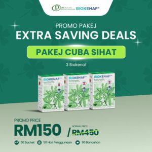 PAKEJ CUBA SIHAT (3 KOTAK)